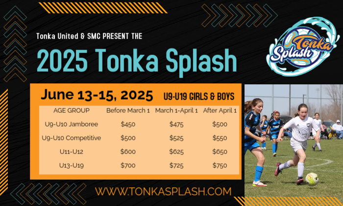 Tonka United and SMC present 2025 Tonka Splash