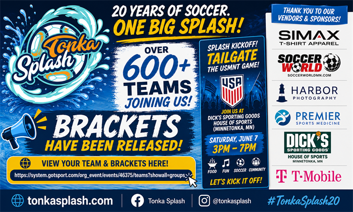 2026 Tonka Splash Brackets Released